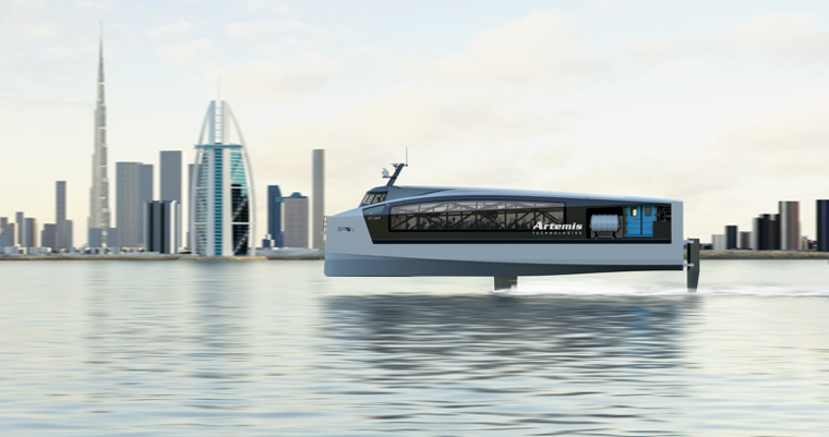 Image: concept of the Artemis EF-24 Passenger; credit: Artemis Technologies.