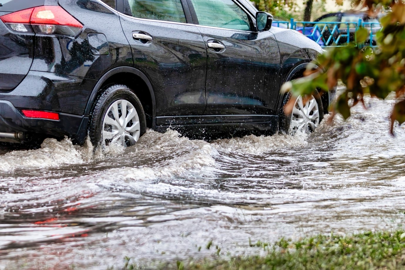 Main image: Flooding in the city after rain; credit: Shutterstock